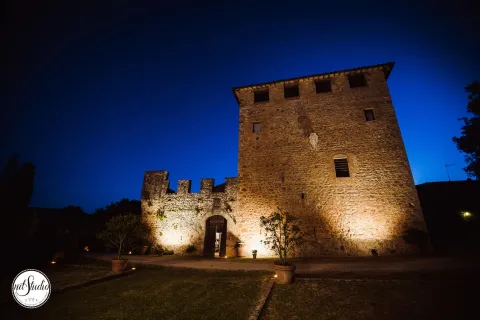Ileana & Mitch’s castlewedding in Siena and ceremony in San Galgano