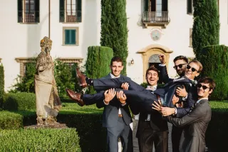 Julie & Steven’s Villahochzeit in Florenz