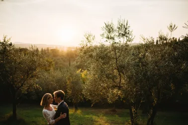 Julie & Steven’s Villahochzeit in Florenz