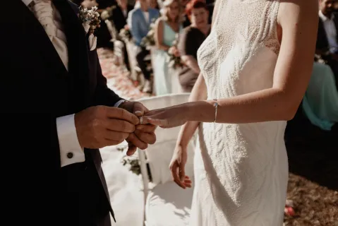 Sarah & Michaels Hochzeit in der Crete Senesi