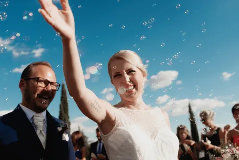 Sarah & Michaels Hochzeit in der Crete Senesi