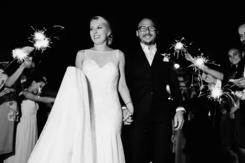 Sarah & Michaels Hochzeit in der Crete Senesi